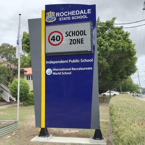 LED Safety Sign for Schools