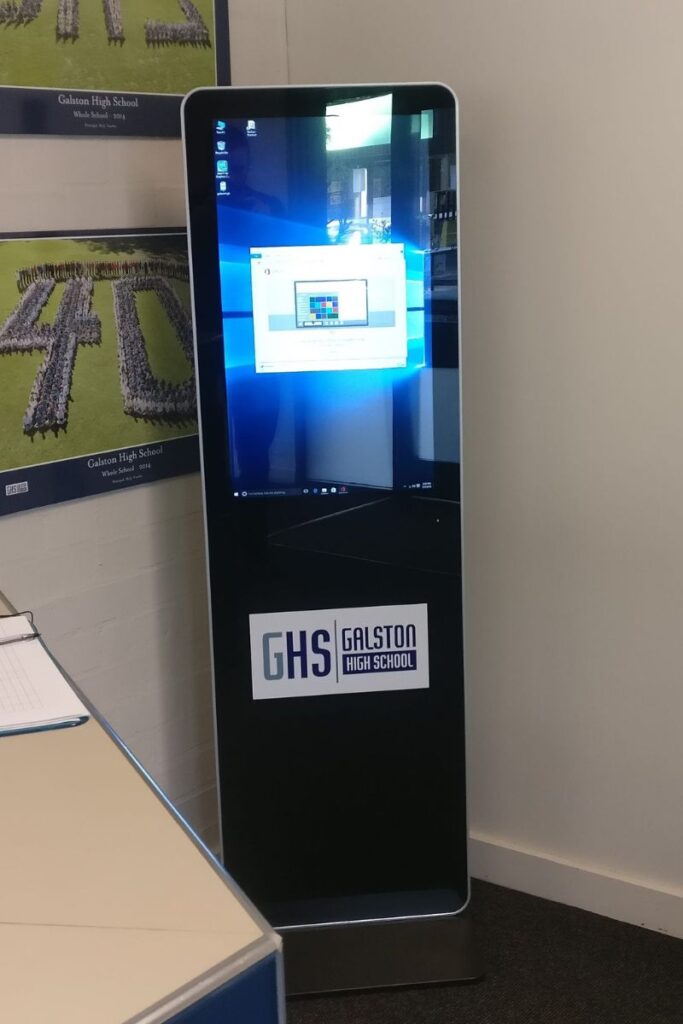 LED signage for communication in classrooms