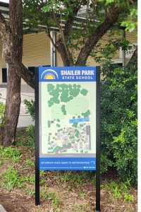 School map signs