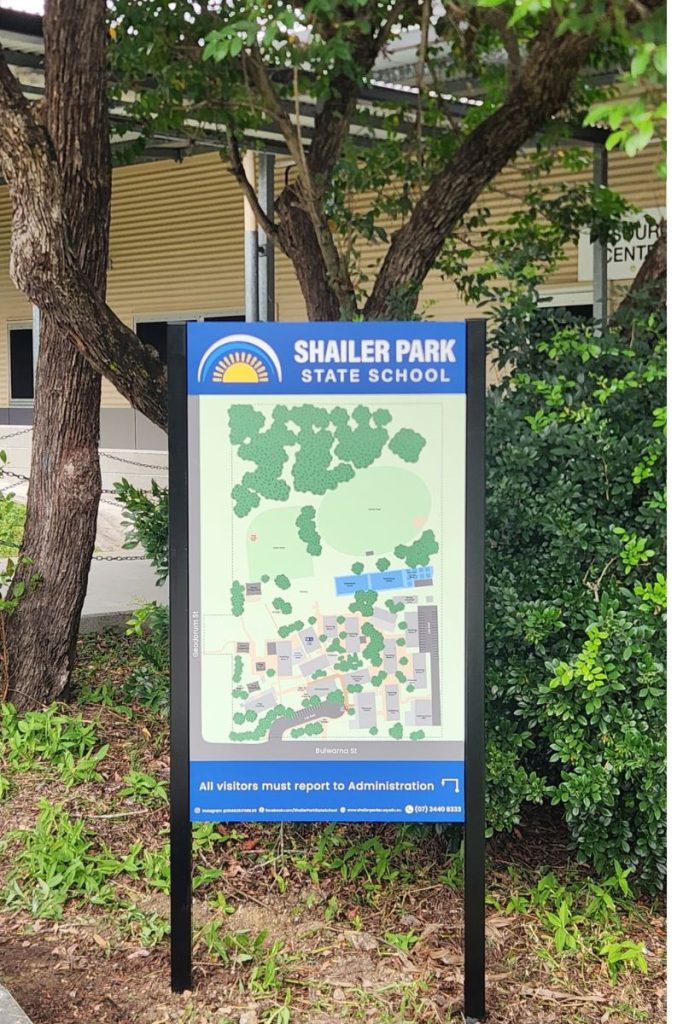 School map signs