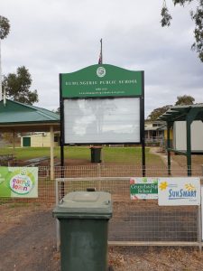 Eumungerie Public School Changeable Sign