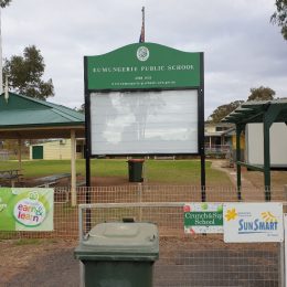 Eumungerie Public School Changeable Sign