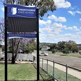 Digital Sign at Kingthorpe State School