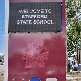 Stafford State School Digital Sign