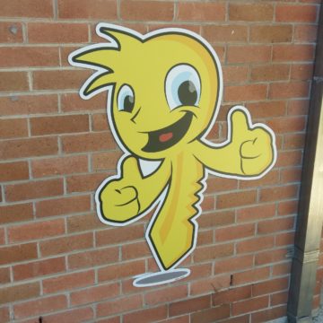 school bullying signs character cutouts