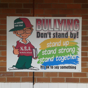 school bullying signs signpac