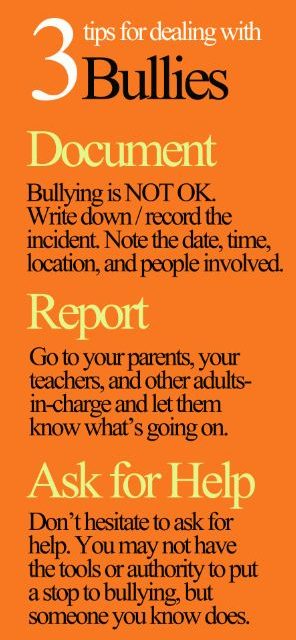 school bullying signs 