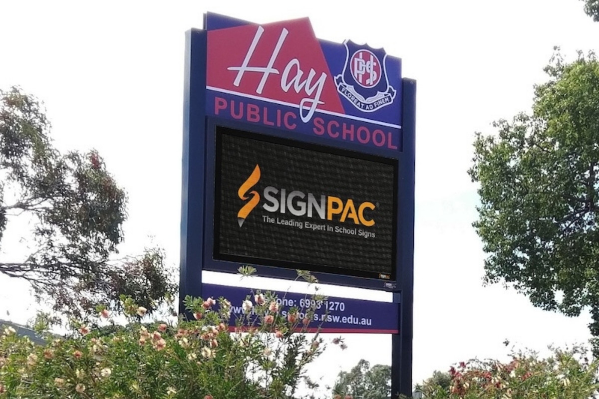 School Signage Budget Feature