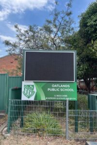 Oatlands Public School LED sign